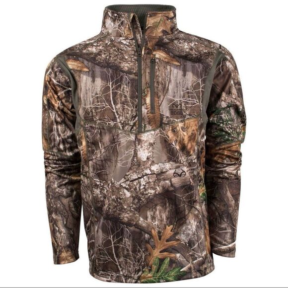 KING’S Hunter 1/4 Zip fleece jacket size 3XL Camo NWT